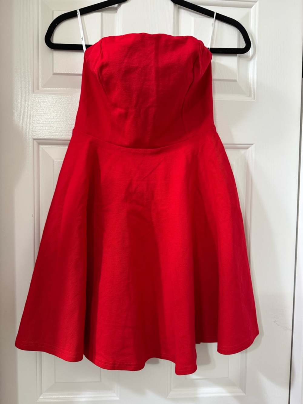 Lulu's Strapless Red Fit & Flare Party Dress *NWT